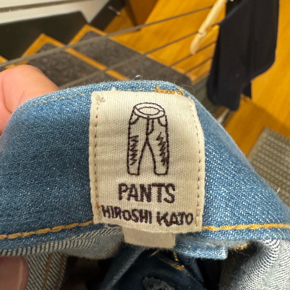 Hiroshi Kato “The Pen” Men’s 36” blue Jean - Picture 3 of 7